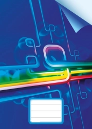 Reas-Pack školní sešit A5, nelinkovaný, 10 listů, modrý