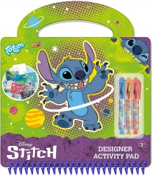 Blok s aktivitami Stitch