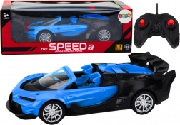Závodní auto na dálkové ovládání 1:18 modré