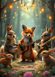 Puzzle Lesní koncert 300 dílků BLUEBIRD