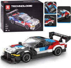 Technické stavebnice závodní superauto s křídlem 363 dílků