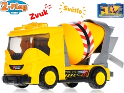 2-Play Traffic stavební míchačka se světly a zvuky 22 cm