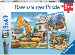 Puzzle velké stavební stroje Ravensburger