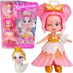 KookyLoos figurka Princess Swan Fantasy s doplňky