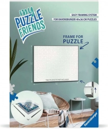 Ravensburger rám na puzzle My Puzzle Friends 49 × 36 cm – bílý