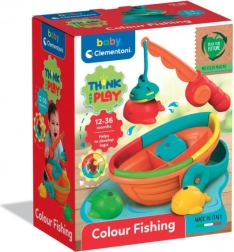 Logická hra rybaření s udicí a loďkou CLEMENTONI