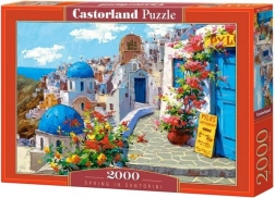 Puzzle 2000 dílků – jaro na Santorini