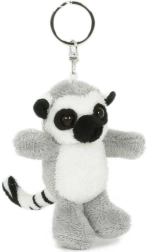 Plyšový přívěsek na klíče lemur kata 7 × 8 cm