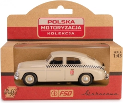 Historický vůz PRL Warszawa M20 taxi písečný model