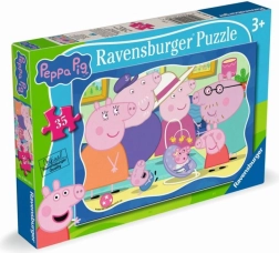 Puzzle Prasátko Peppa 35 dílků