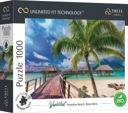 Puzzle TREFL UFT Wanderlust: rajská pláž na Bora Bora, 1000 dílků
