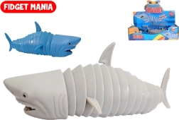 Antistresový fidget žralok Klik Klak 18 cm – 2 barvy