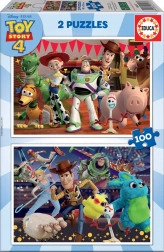 puzzle toy story 4 2×100 dílků