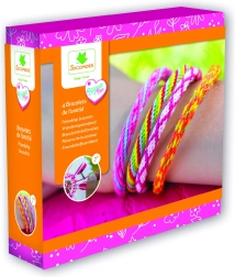 Sada pro výrobu náramků Kumihimo - náramky přátelství