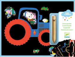 Vyškrabávací auta pro nejmenší od Djeco