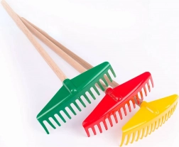 Lena dětská hrábě s dřevěnou rukojetí 60 cm