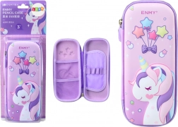 Pencil case s jednorožcem 3D růžový 23 × 10 × 5 cm