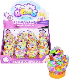 korálky kačička – sada na navlékání