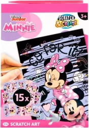 Vyškrabávací kniha DISNEY MINNIE A5 – kreativní sada 15 obrázků
