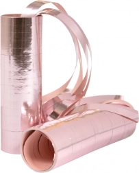 Serpentýny metalické rose gold – 2 role