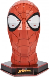 3D papírový model hlavy SPIDER-MAN na podstavci – 4D Build bez lepidla