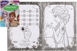 Omalovánky a samolepky Ledové království
