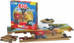 Pat a Mat Puzzle BIG 1 – oboustranné podlahové puzzle 24 dílků