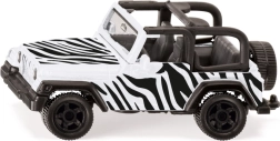Siku Jeep Wrangler Safari – kovový model 1:55 s tažným zařízením