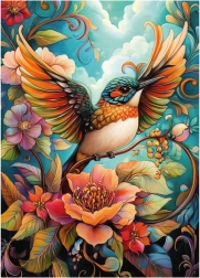 DINO puzzle Ptáček XL 500 dílků