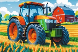 Trefl puzzle Farmářův vůz 60 dílků