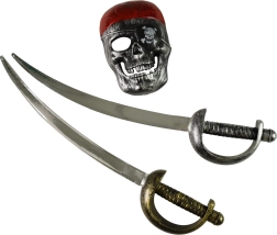 Piratska sada s meči a maskou pro děti