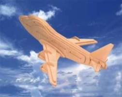 Woodcraft Dřevěné 3D Puzzle Letadlo Boeing