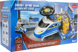 Interaktivní jezdící vláček policie pro děti 3+