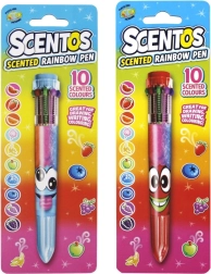 Vícebarevná voňavá propiska SCENTOS duhová