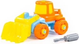 Didaktický bagr pro děti se šroubovákem