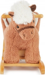 Houpací plyšový koník se sedátkem Bieco