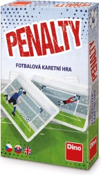 Dino hrací karty Penalty – fotbalová karetní hra
