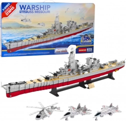 Konstrukční stavebnice – velký vojenský letadlový nosič 3216 dílků