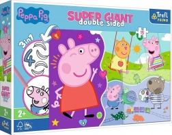 Obří skládačka 15 dílků – poznávej veselou PEPPU PIG