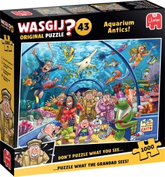 Jumbo puzzle Wasgij hrátky v akváriu 1000 dílků