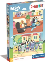 Puzzle Bluey 2×60 dílků CLEMENTONI