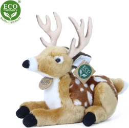 Plyšový jelen/koloušek ležící 21 cm ECO-FRIENDLY