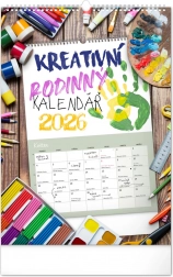 Kreativní rodinný kalendář 2026