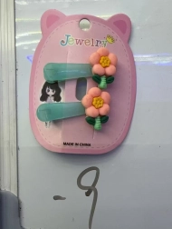 Sponka do vlasů s oranžovým květem