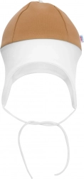 Kojenecká čepička New Baby The Best hnědá (3–6 měsíců)