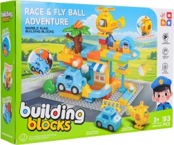 Velká stavebnice policejní stanice – 93 dílů