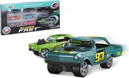 Sada 8 kovových autíček 7,5 cm