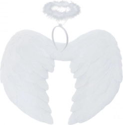 andělská křídla s aureolou 45 × 35 cm ruhhy