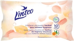 Vlhčené intimní ubrousky Linteo Satin 10 ks