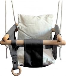 Dětská textilní houpačka černobílá 2Kids Toys